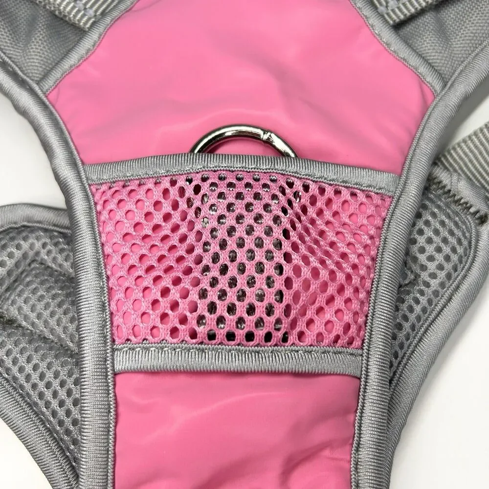 EveryYay Embrace the Pace Pink Front Walking Reflective Dog Harness, XXL / XXXL